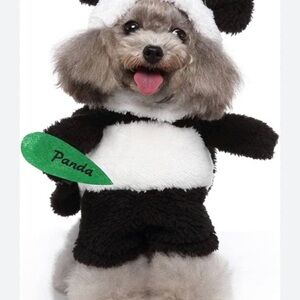 Panda Dog Costume - Black and White